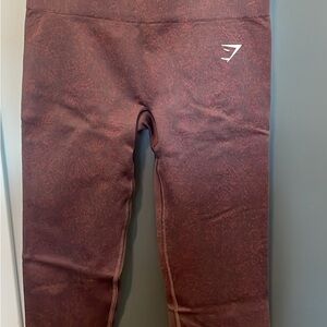 Gymshark Kids Maroon Leggings